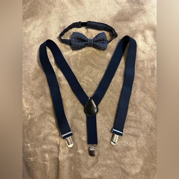 Other - Boys Bow Tie And Suspenders 2-Piece Set